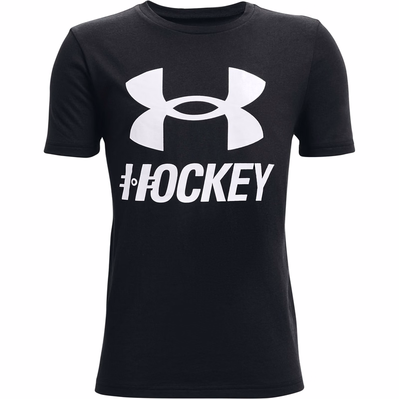 Boys' UA Big Logo Hockey Short Sleeve 