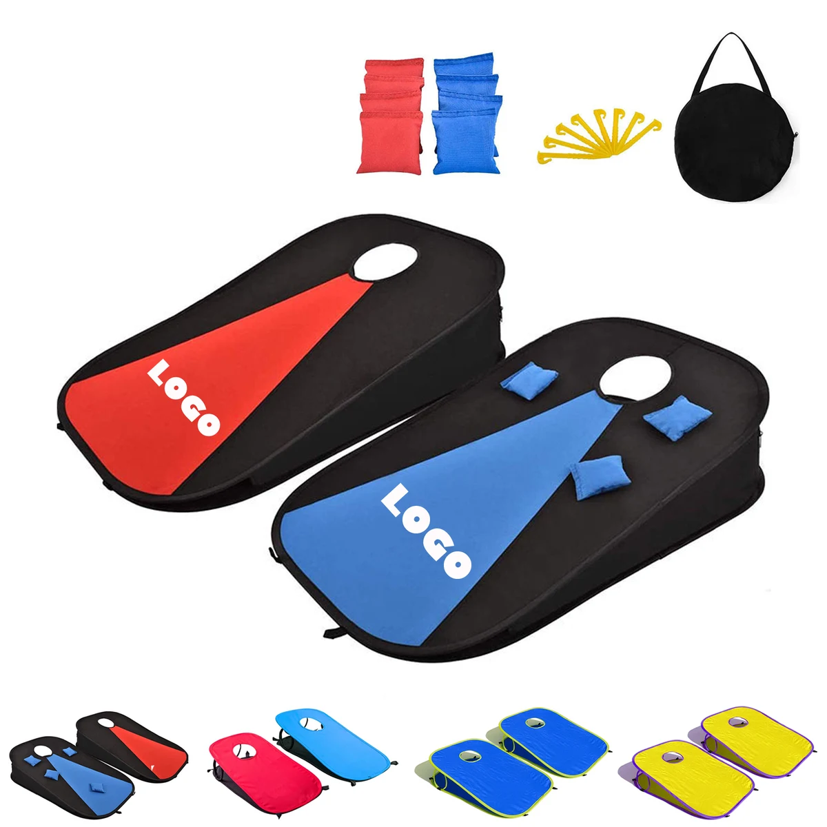 Collapsible Family Cornhole Game Toss Set 1