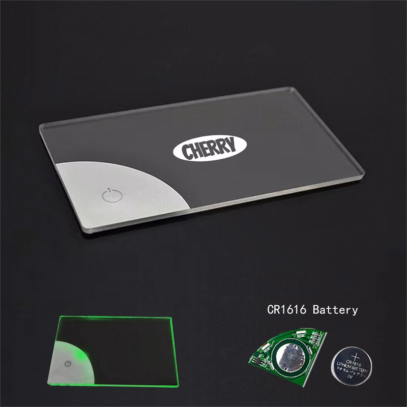 Custom Glow Acrylic Business Card