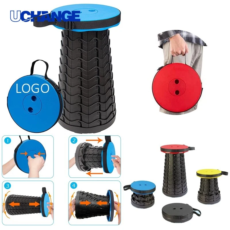 Portable Retractable Folding Stool for Camping 1