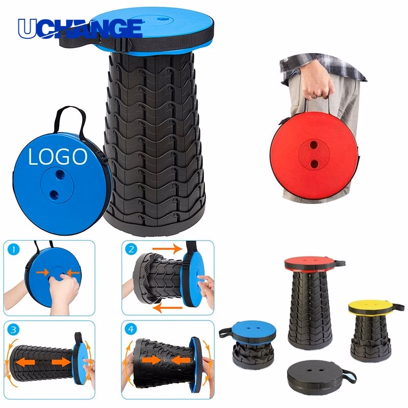 Portable Retractable Folding Stool for Camping