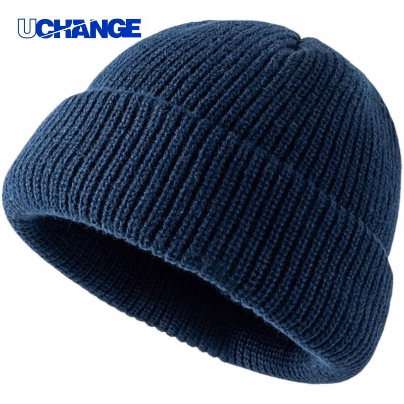 Solid Color Knit Hat Headwear