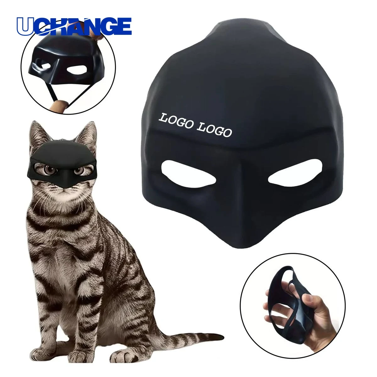 TPE Hero Cat Mask for Costumes and Party Fun 1