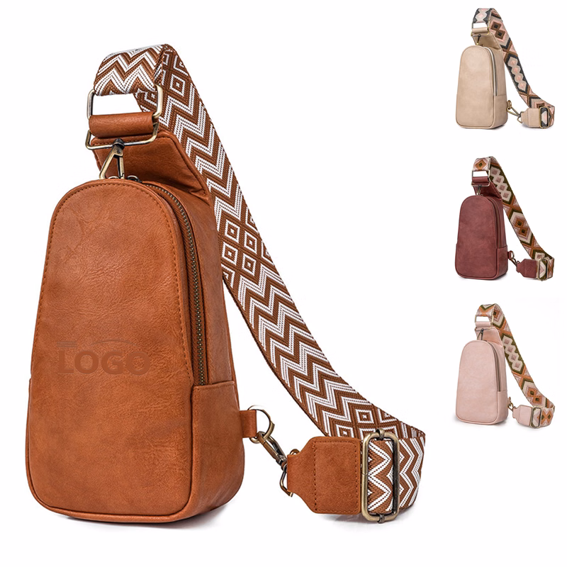 Durable PU Crossbody Waist Bag ?C Fashionable & Functional