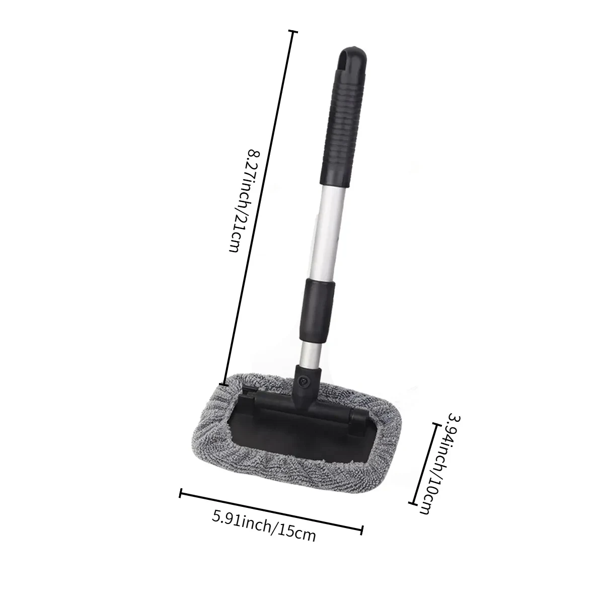 Microfiber Windshield Cleaning Tool Long Handle For Car 1
