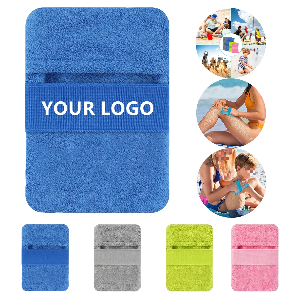 Beach Sand Wipe-Off Mitt 1