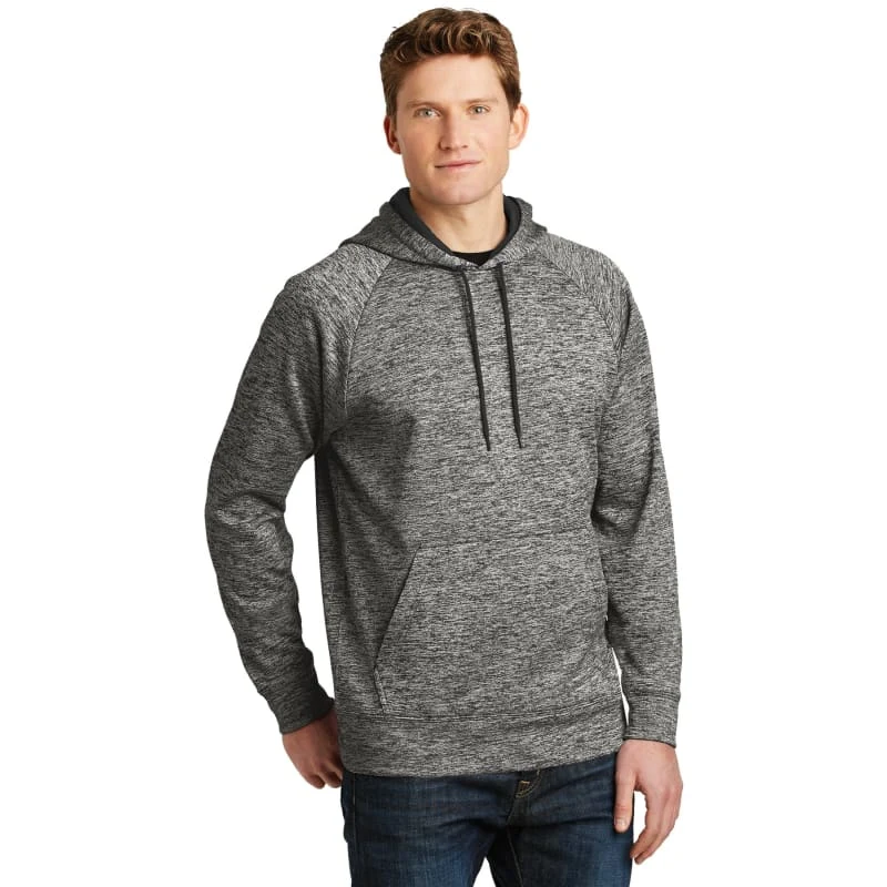 Sport-Tek PosiCharge Electric Heather Fleece Hooded Pullover., custom hoodie or sweatshirt with logo imprint 1
