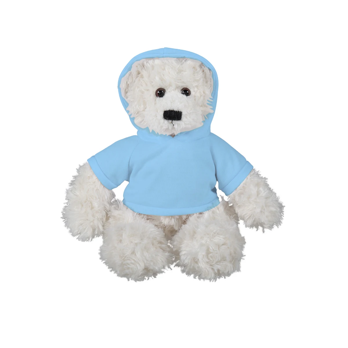 soft plush Cream Brandon Bear with hoodie 1