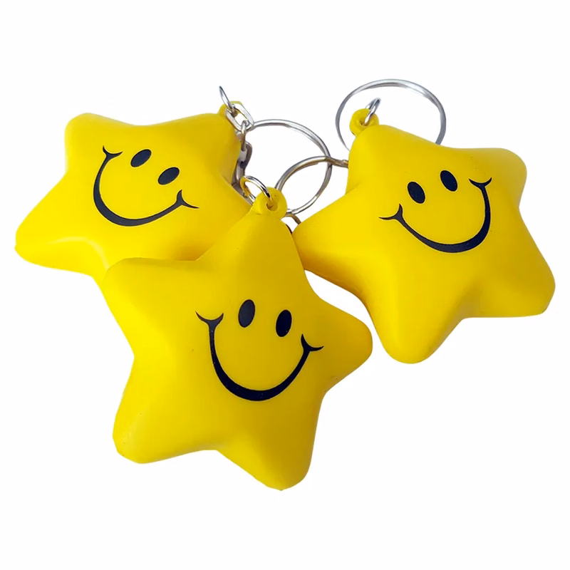 Pentagram Keychain Stress Ball