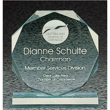 Acrylic Octagon Award 1