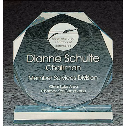 Acrylic Octagon Award
