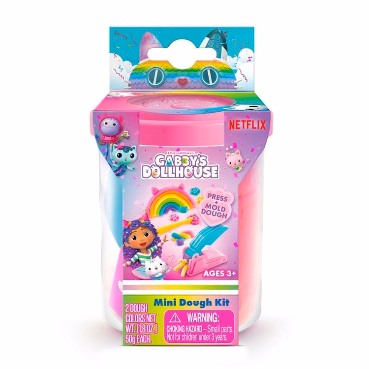 Gabby's Dollhouse Rainbow Dough Kit - Assorted