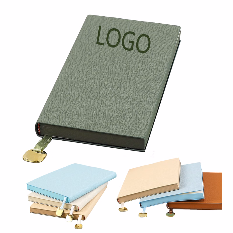 A6 Lychee Grain Leather Notebook