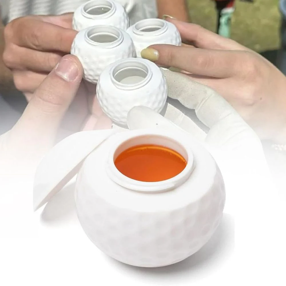 Golf Ball Shaped Shot Glass 1