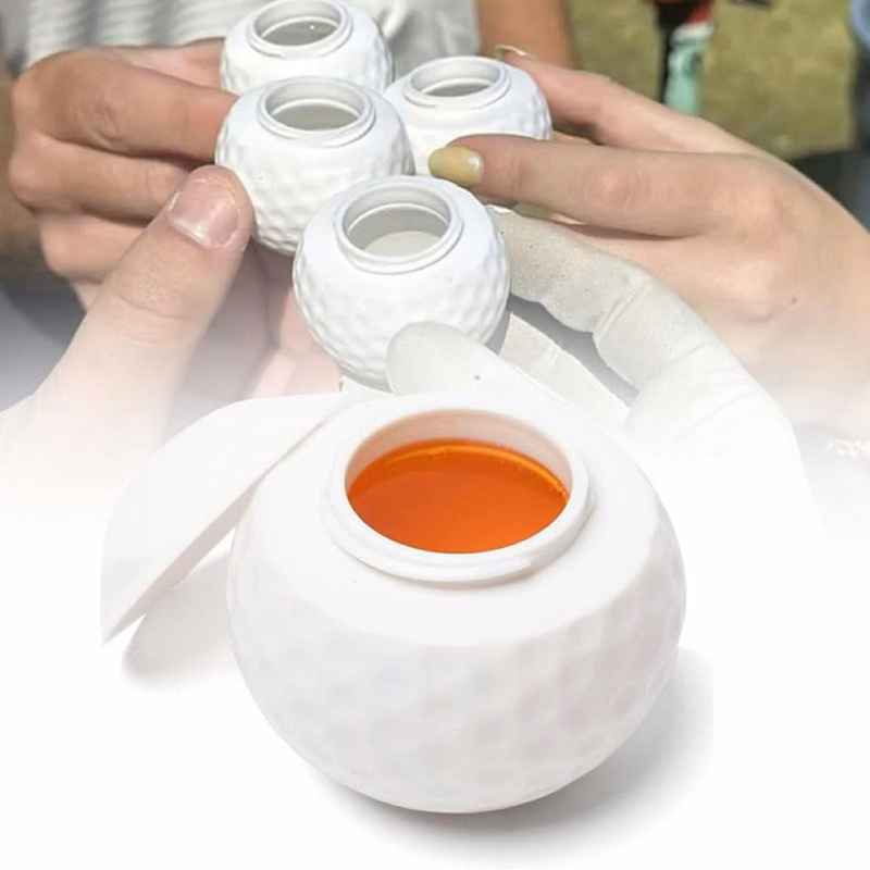 Golf Ball Shaped Shot Glass