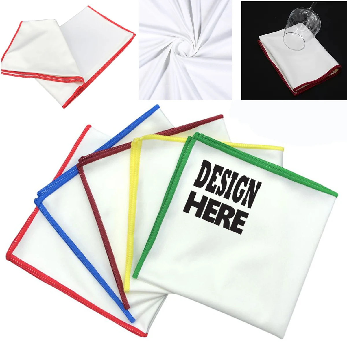 Microfiber Polishing Cloth For Wine Glass 1