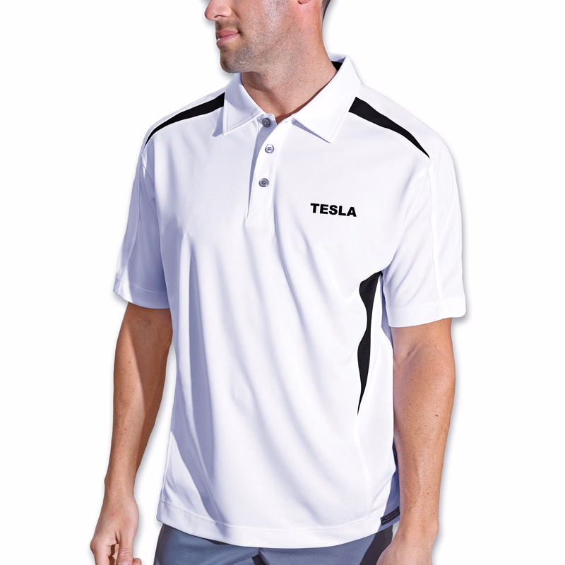 Men's Tesla Mini Ottoman Polo Shirt