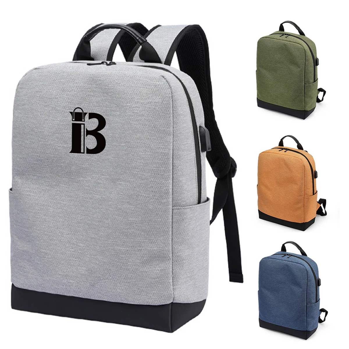 Polyester high-capacity minimalist computer backpack 1