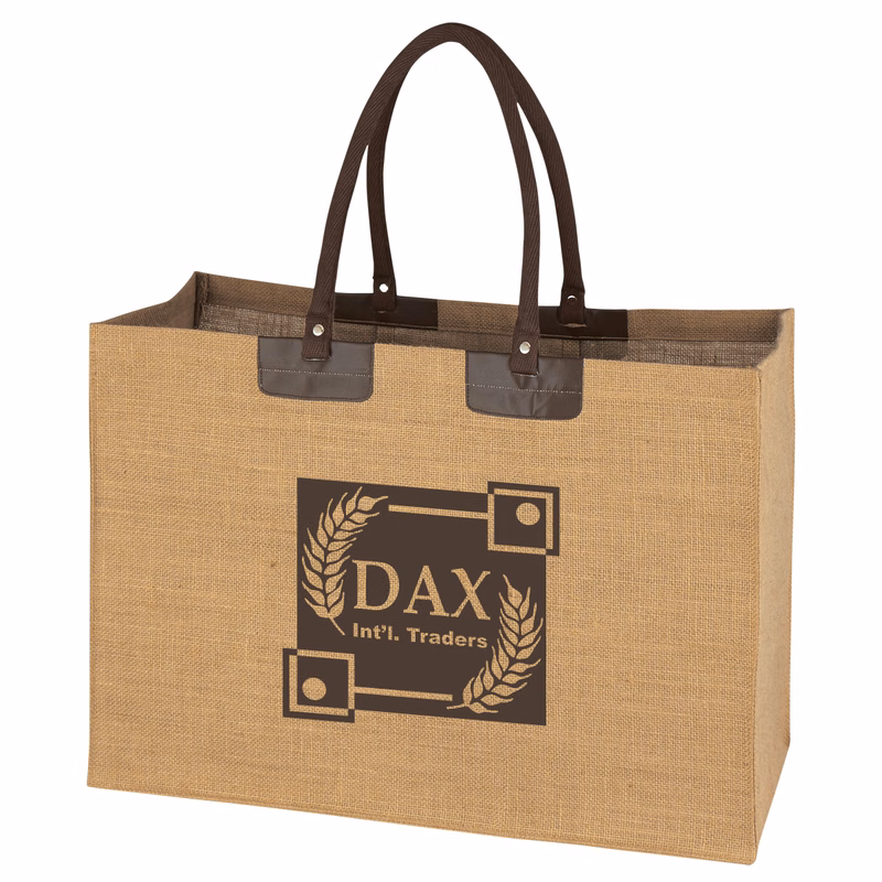 Jumbo Jute Tote Bag