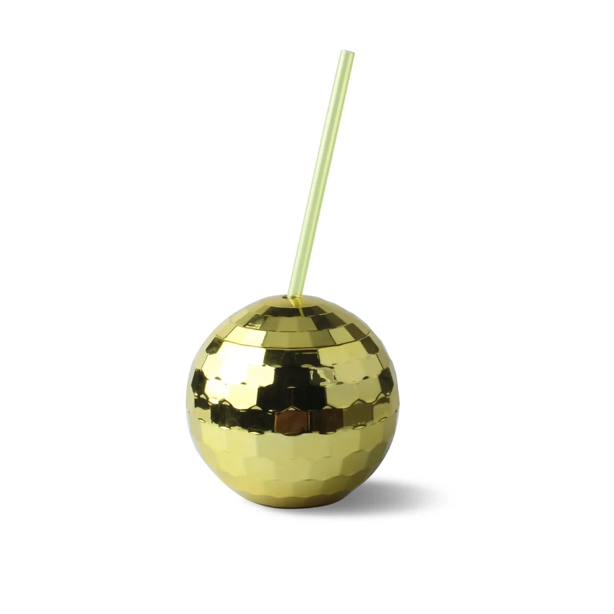 Disco Ball Drinking Cups with Straw 1