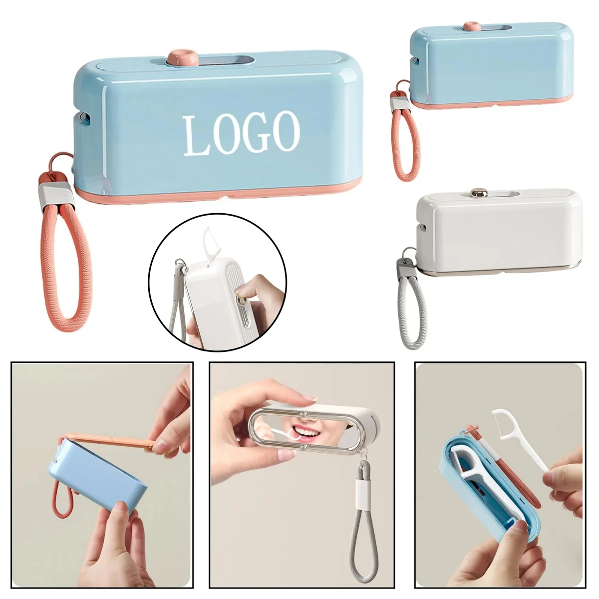 Compact Auto-Dispensing Dental Floss Holder 1