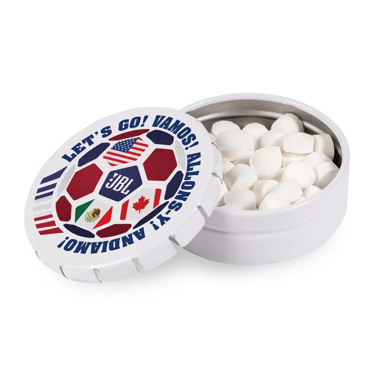 Soccer Theme Snap-It Tin-MicroMints® 1