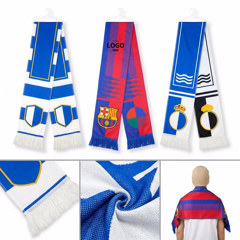 Custom Printed Football Fan Scarf
