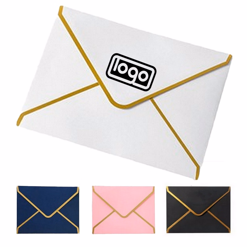 Gold Foiled Diamond Shaped Envelope Invitation