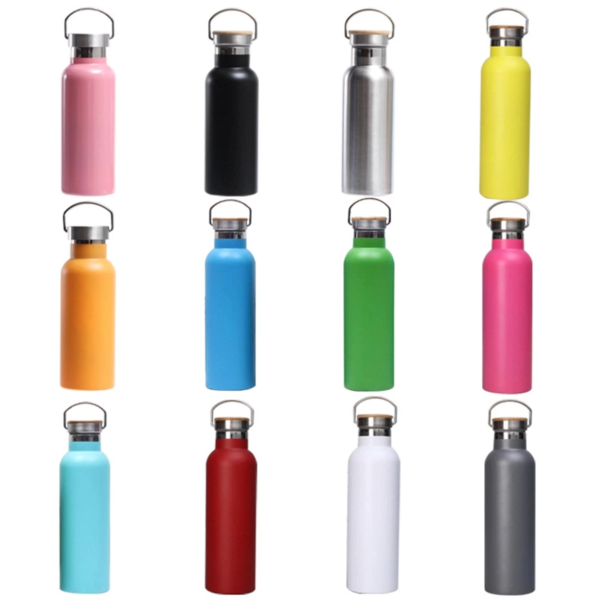 20oz Vacuum Stainless Steel Insulated Water Bottles, custom water bottle with logo imprint 1
