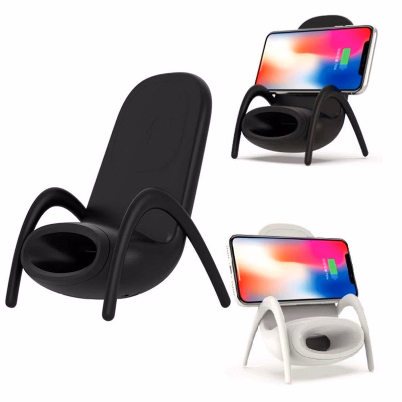 3 In 1 Wireless Charger Bluetooth Speaker Phone Holder