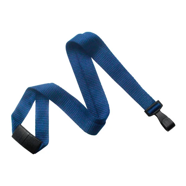 5/8" Bamboo Blank Breakaway Lanyard (Navy Blue) 1