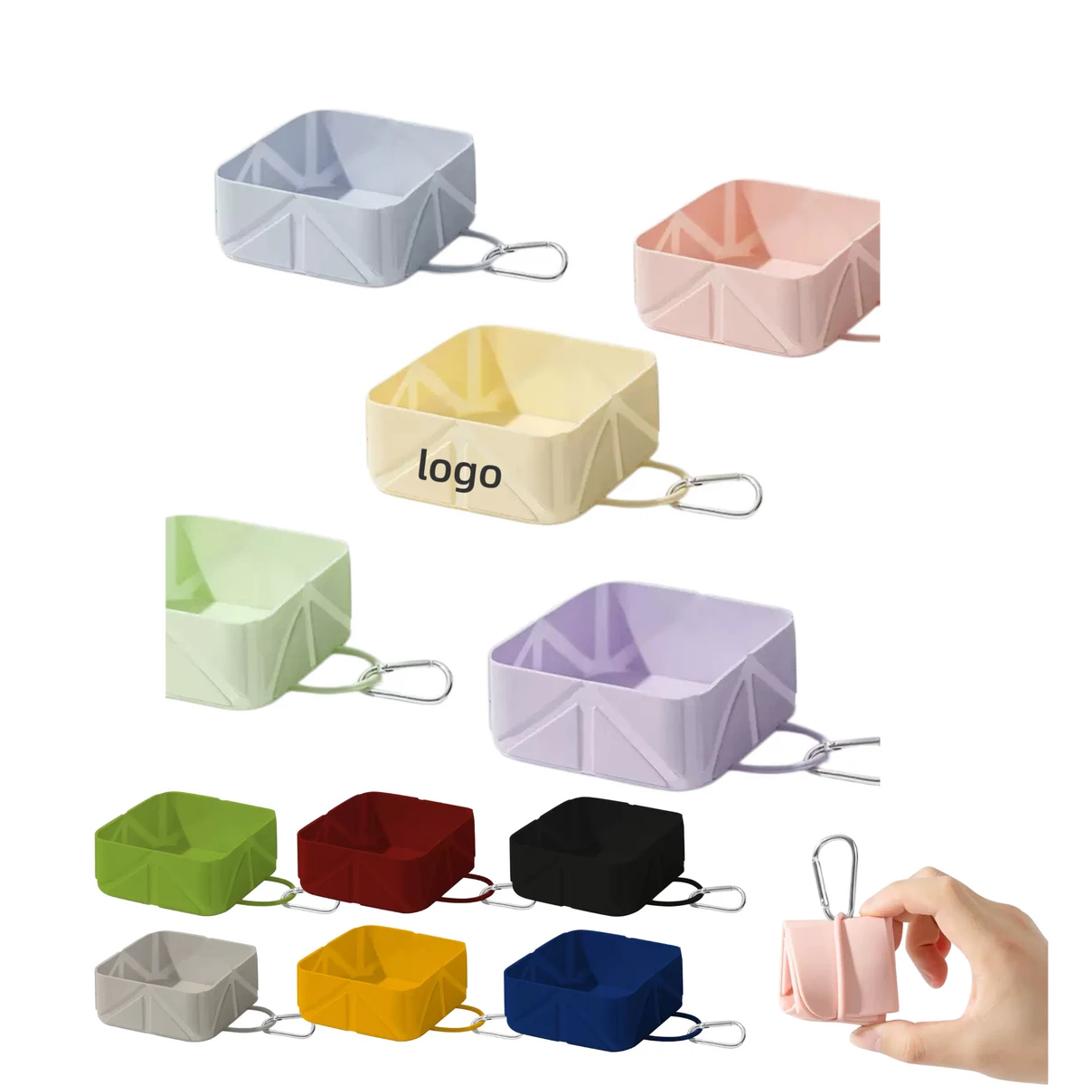Silicone Foldable Pet Bowl 1