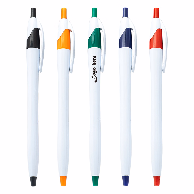 1mm Plastic Retractable Ballpoint Pens