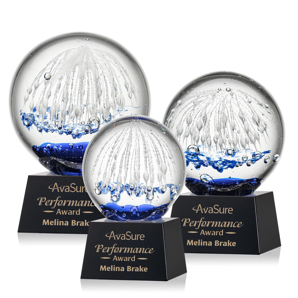 Starburst Award on Robson Base - Black 1