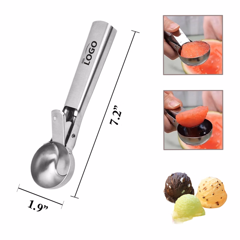MOQ100 Premium Stainless Steel Ice Cream Scoop