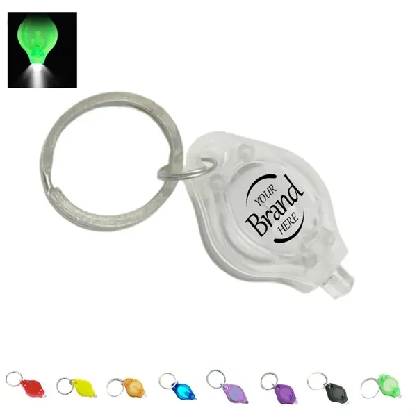 Custom Mini UV LED Keychain Flashlight — Portable Nighttime Safety Light 1