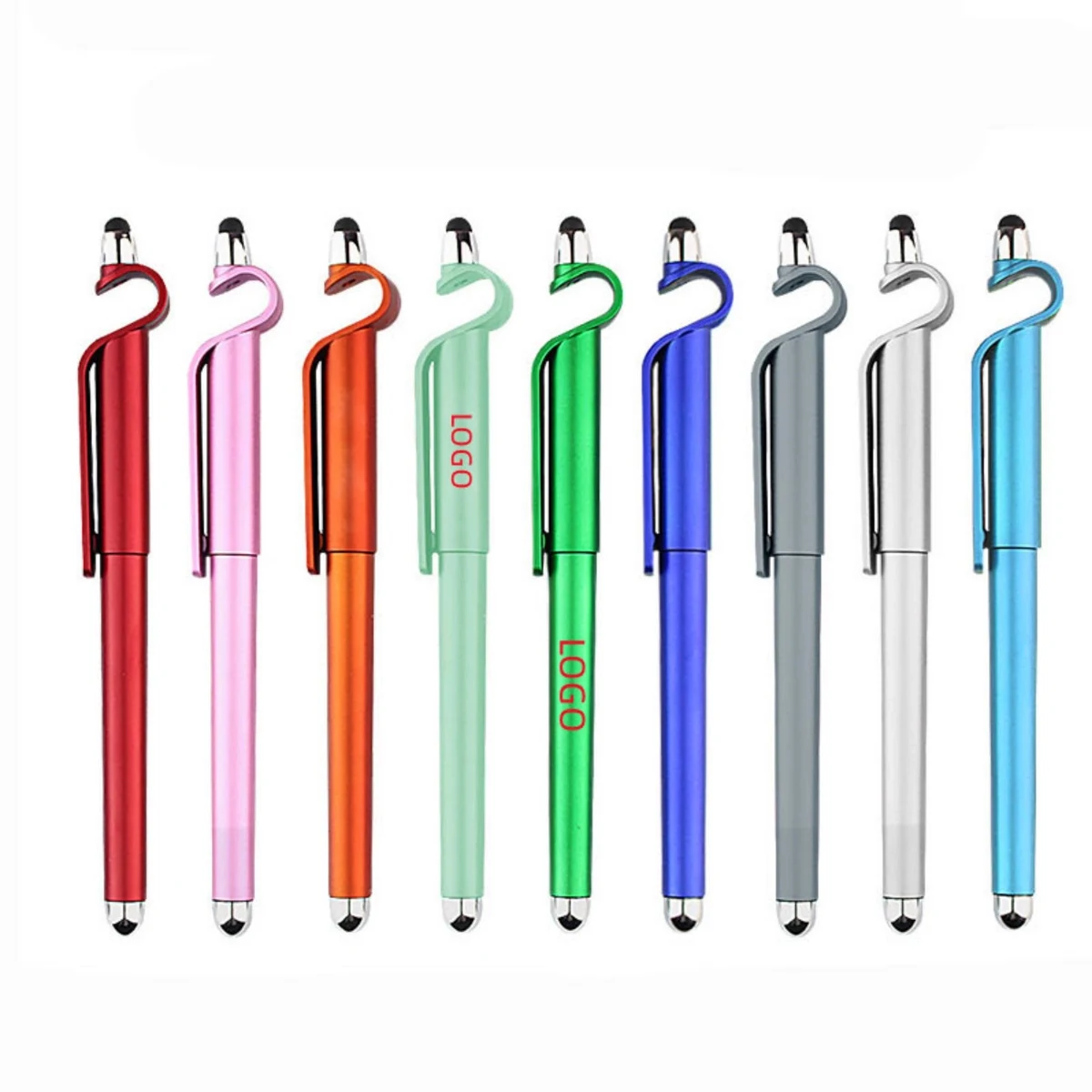 Touchscreen Ballpoint With Phone Stander MOQ 50PCS 1