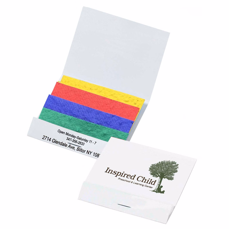 Seed Paper Matchbook Color Stack w/Wildflower Seeds