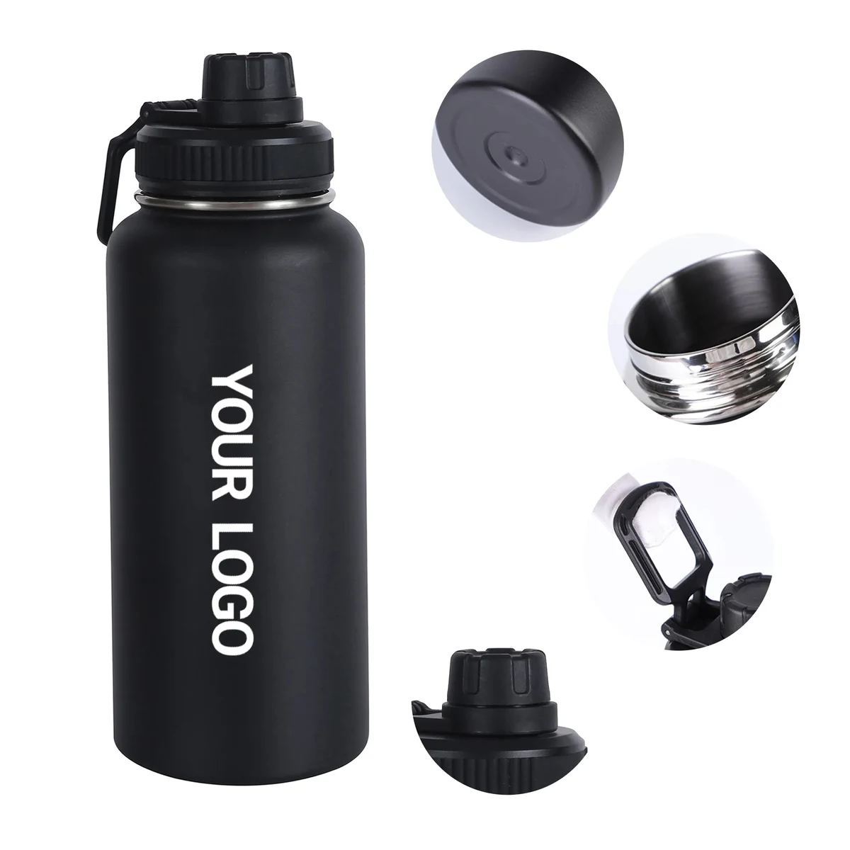 Large 32 oz Stainless Steel Tumbler Leak Proof Design 1