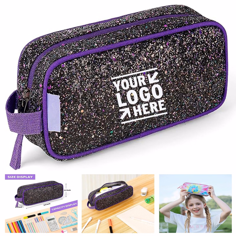 Girls Boys Kids Portable Soft Pencil Pouch