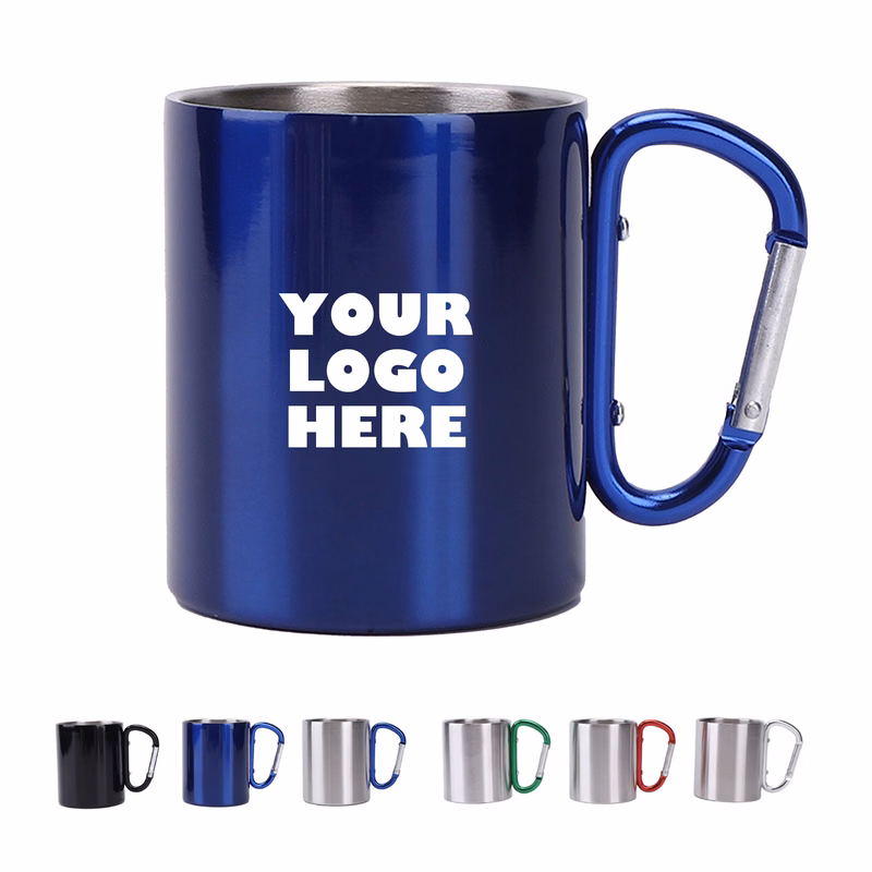 Stainless Steel Cup With Carabiner