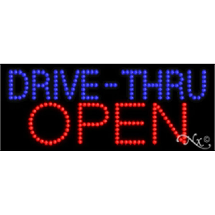 Drive-Thru Open LED Sign 1