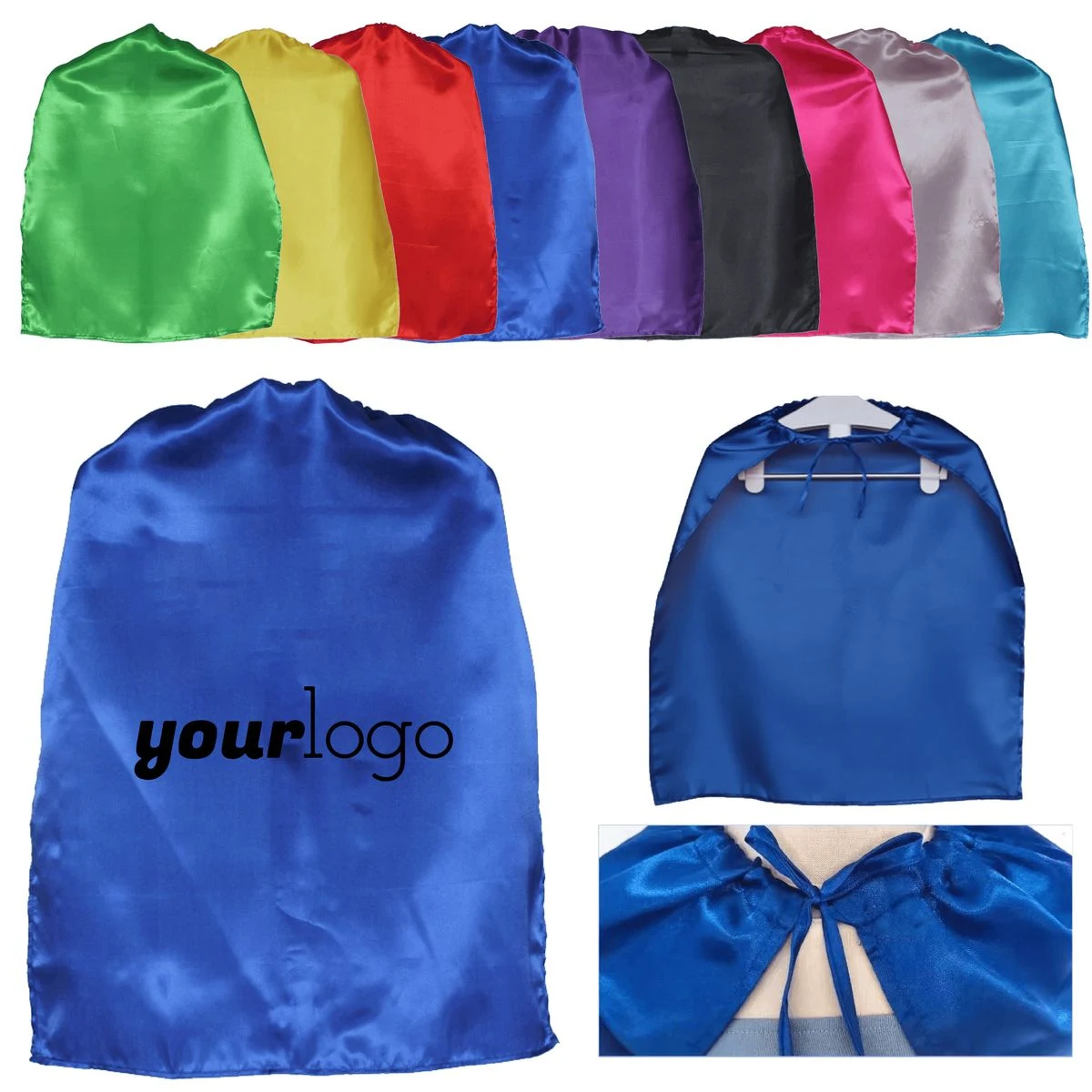 Children's Lightweight Tie-On Polyester Cape 1