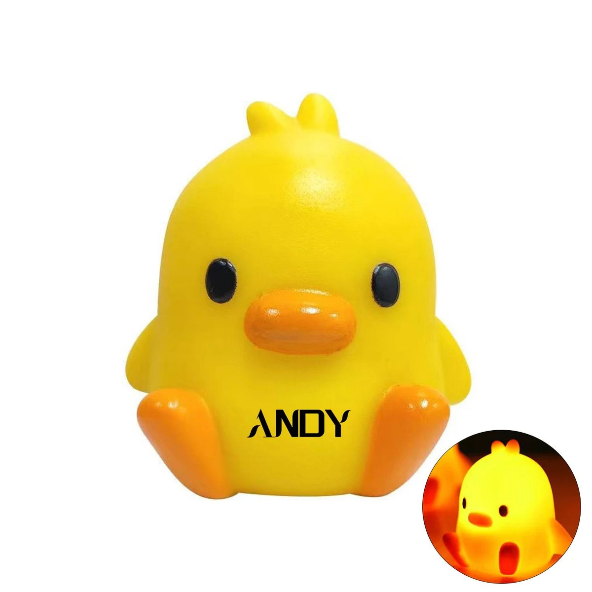 Mini Yellow Duck Shaped Night Light 1