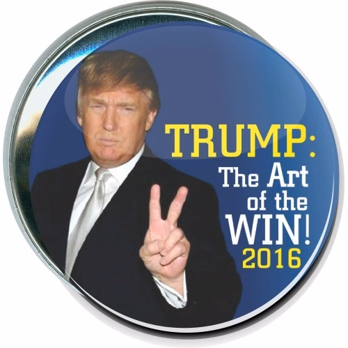 Trump: The Art of the Win 2016, Political Button