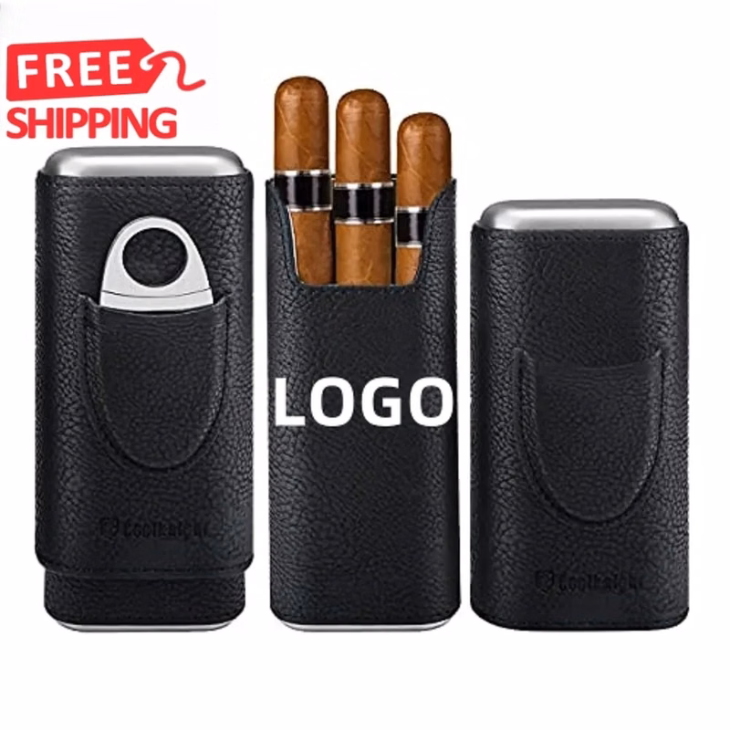 Wholesale Portable Leather Travel Humidor