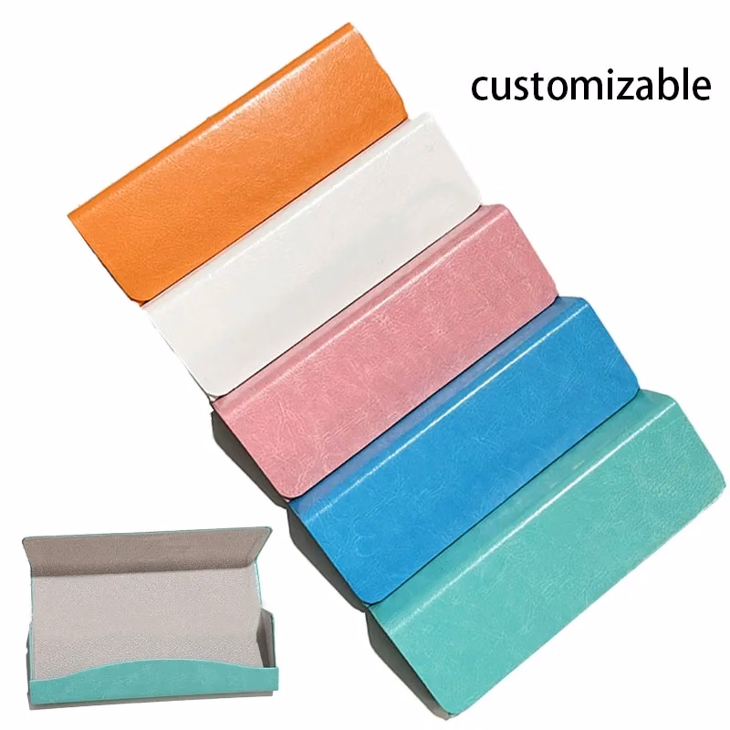 Colorful Leather Glasses Case
