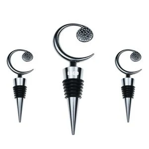 Unique Moon Shaped Wine Cork Bottle Stopper 1