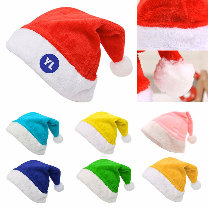 Plush Santa Claus Celebration Christmas Hats