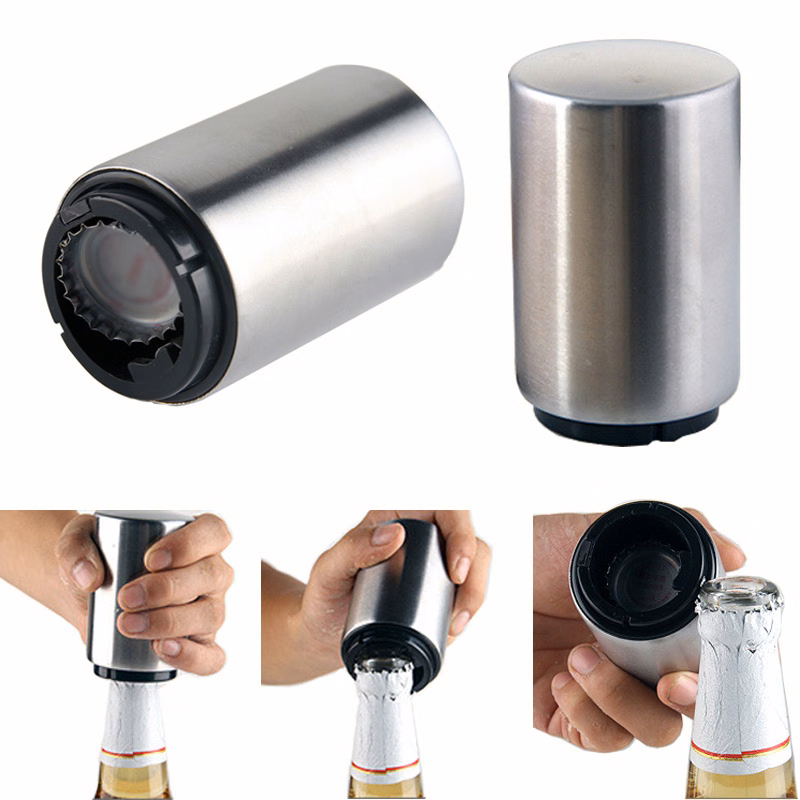 Stainless Steel Magnet-Automatic Bottle Opener